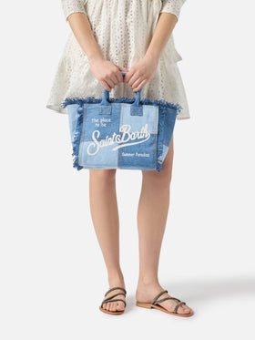 Bolso Colette de patchwork denim 