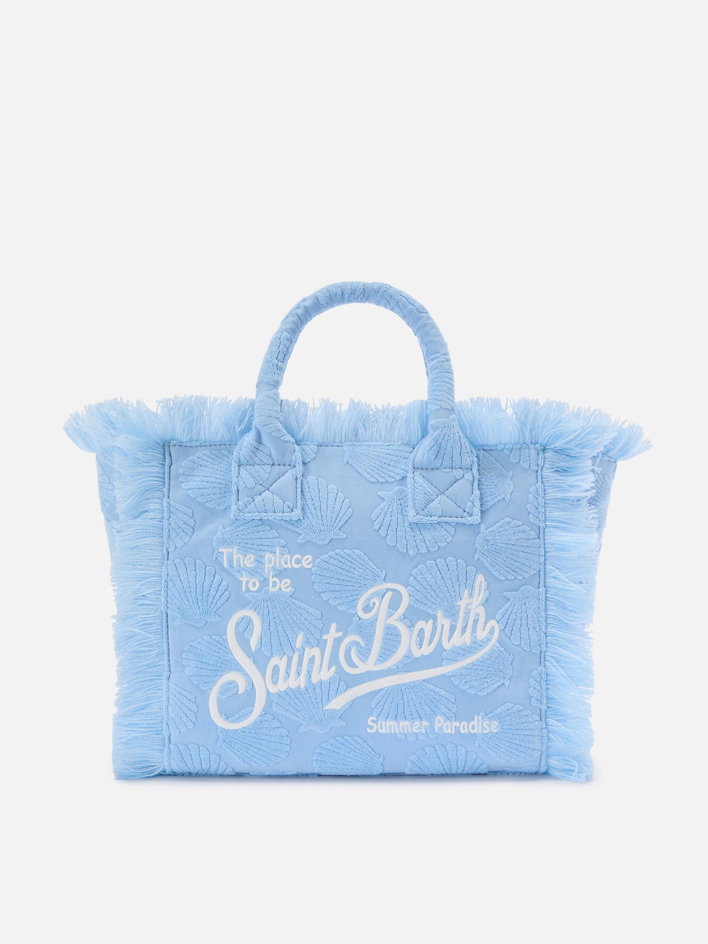 Bolso Colette con efecto terry y detalle de concha en relieve 