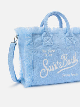 Bolso Colette con efecto terry y detalle de concha en relieve 