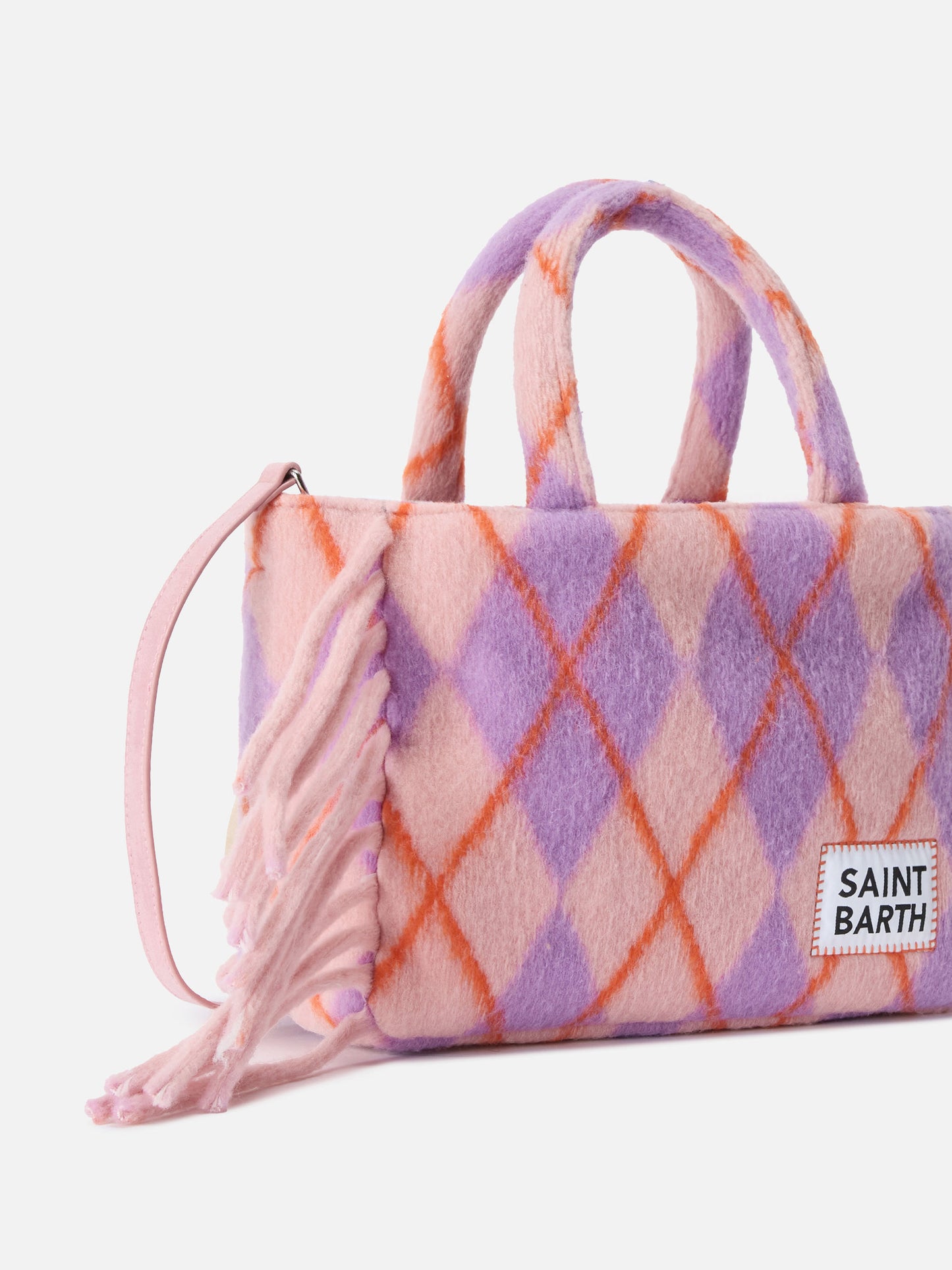 Colette Blanket Handtasche mit Rautenmuster