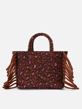 Borsa Colette Blanket stampa animalier verde