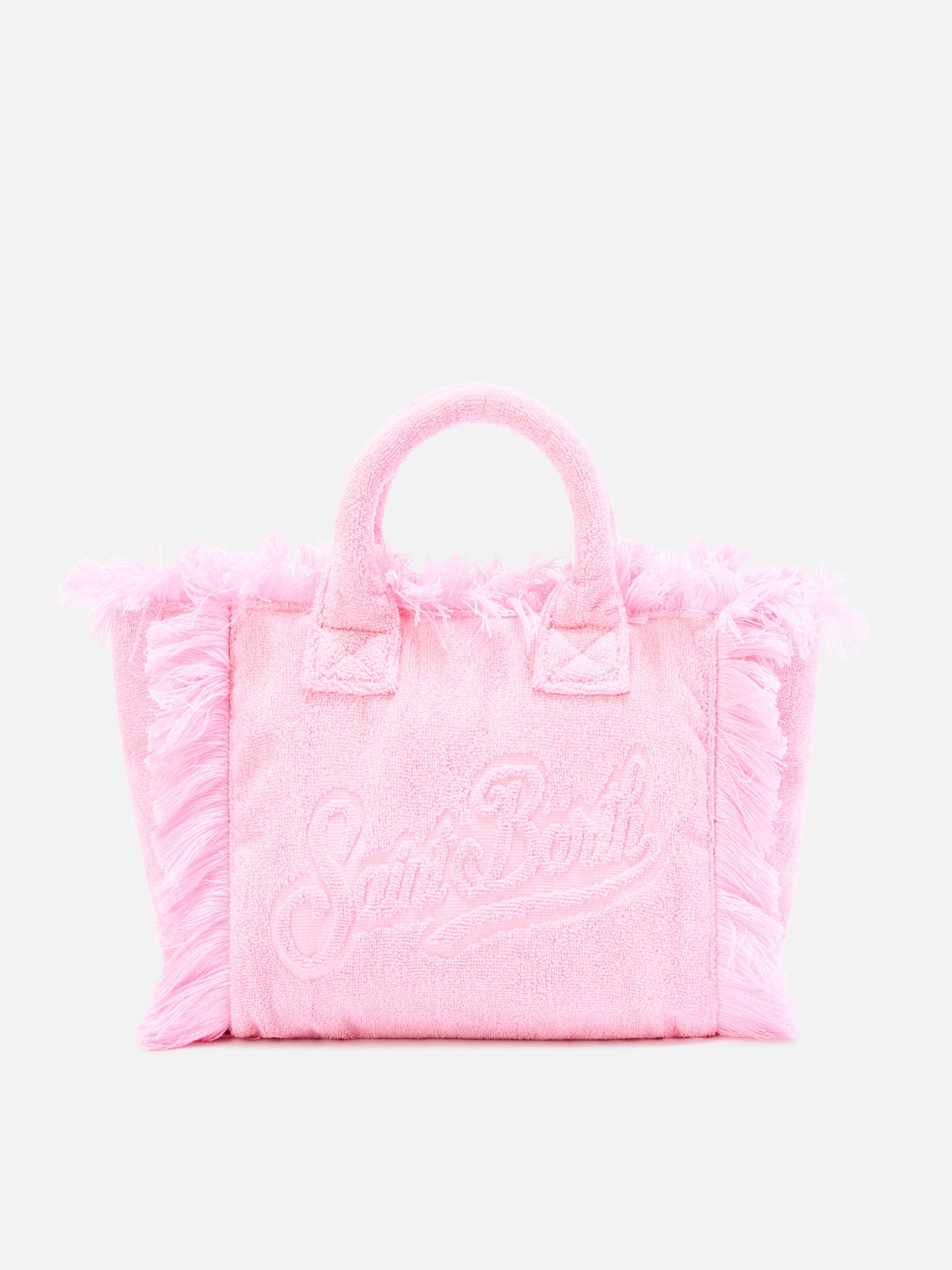 Sac Colette rose uni effet éponge 