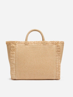 Colette Handtasche in Strohoptik mit kleinem gesticktem Logo 