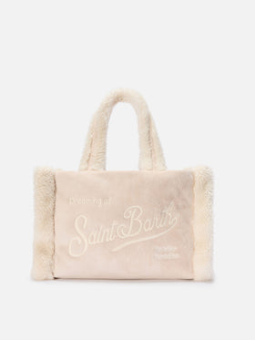 Borsa Colette Shearling ghiaccio