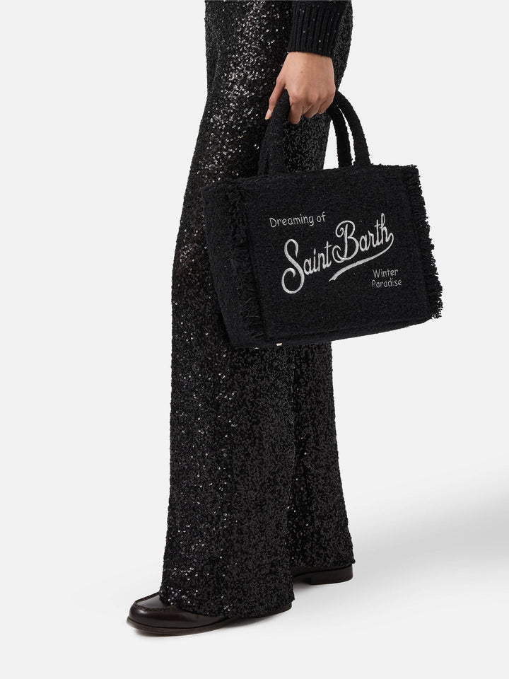 Colette Tweed black bag