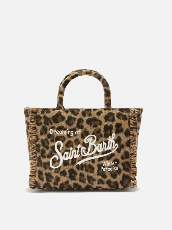 Colette Felt leopard print bag