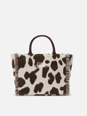 Borsa Colette Felt stampa cow
