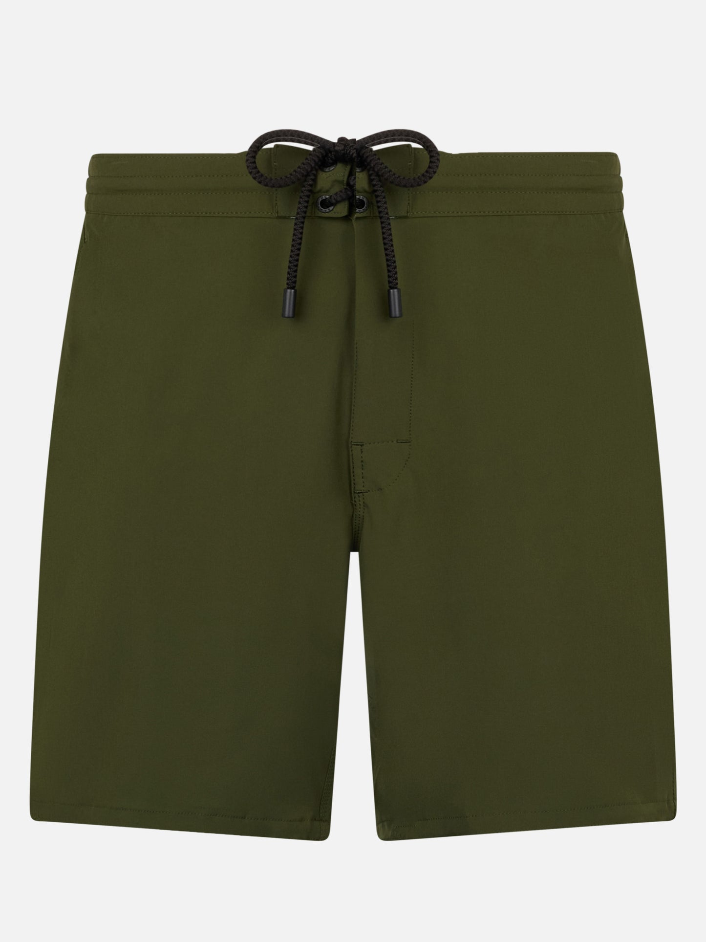 Militärgrüne, langstretchige Comfort Surf Badeshorts