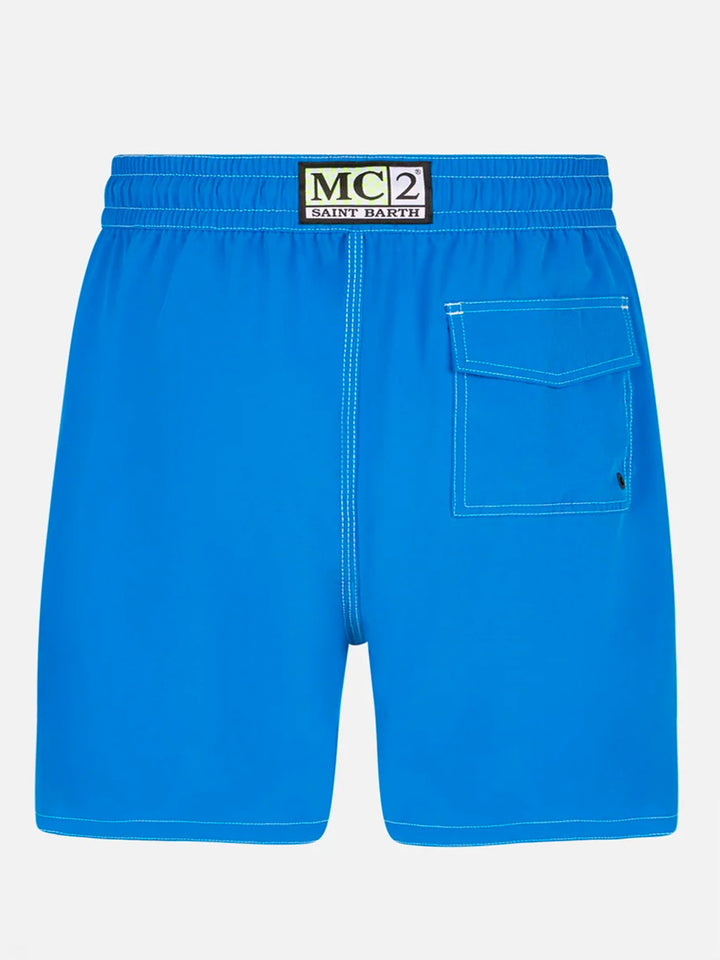 Long stretch bluette Comfort Surf swim shorts