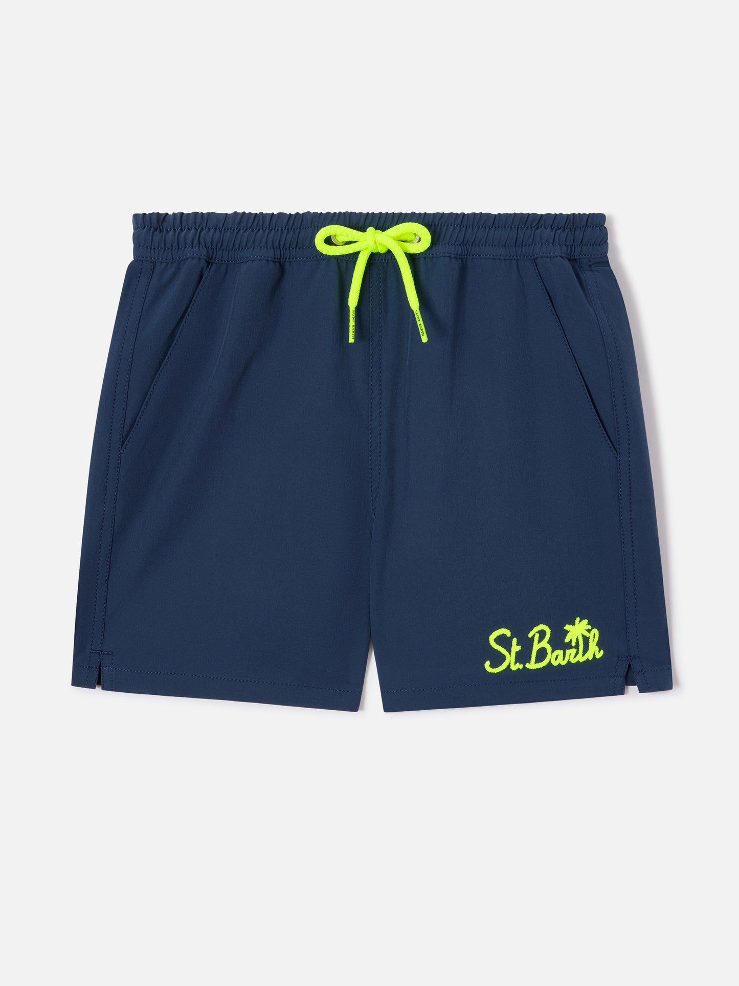 Bañador short cómodo azul marino para niño 
