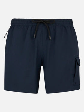 Navy blue stretch swim shorts Comfort