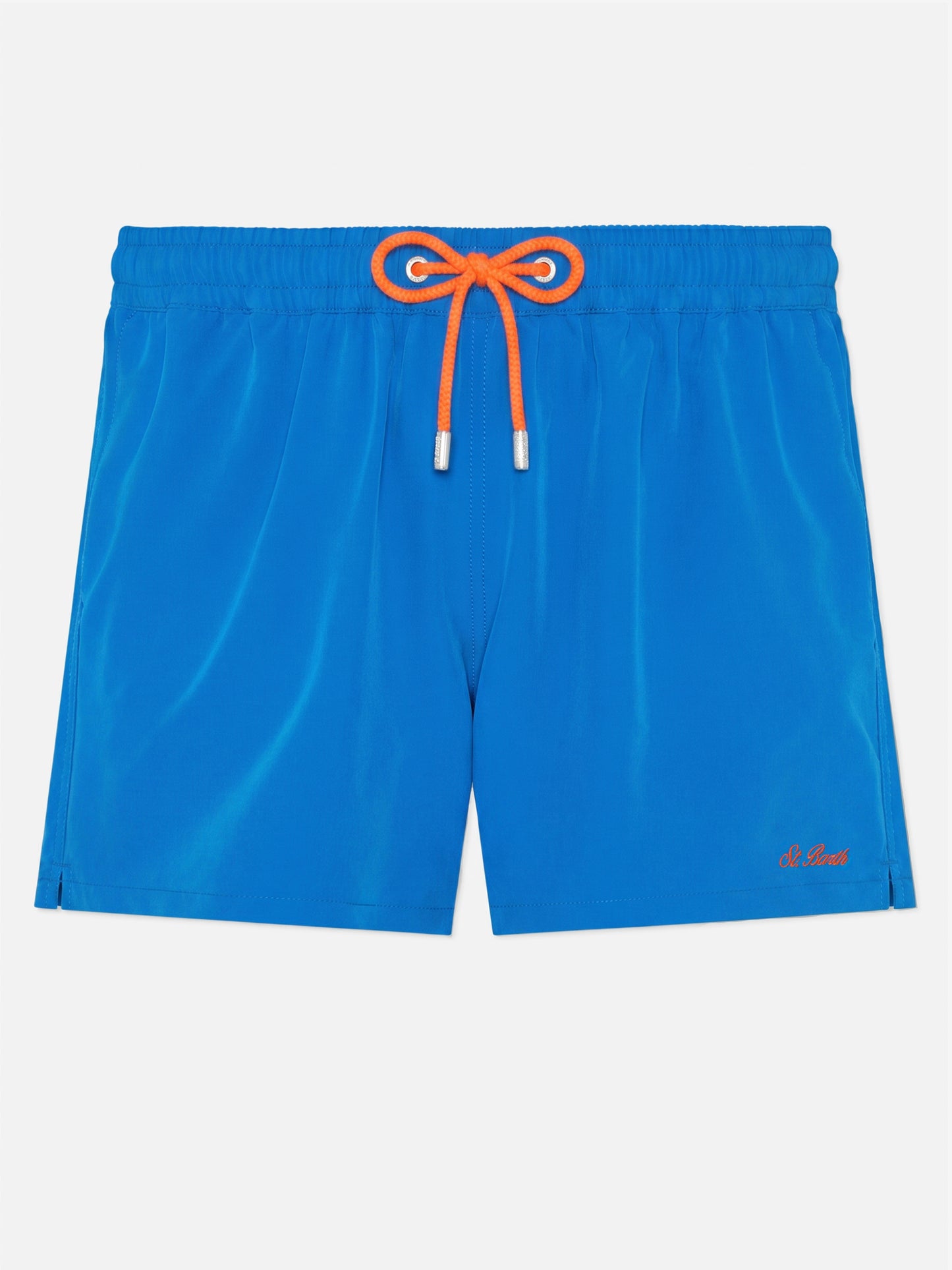 Costume mare Comfort bluette con ricamo St. Barth