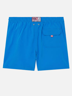 Costume mare Comfort bluette con ricamo St. Barth