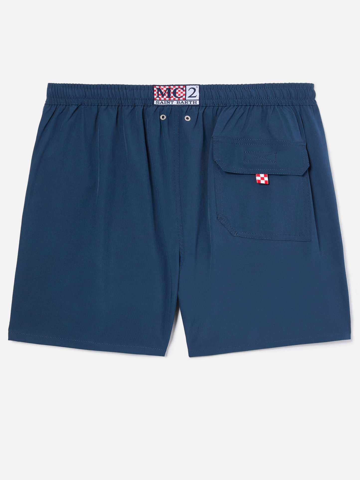 Short de bain confortable bleu avec broderie Sapore di Mare | Édition spéciale 