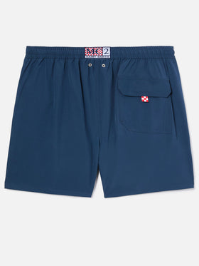 Short de bain confortable bleu avec broderie Sapore di Mare | Édition spéciale 