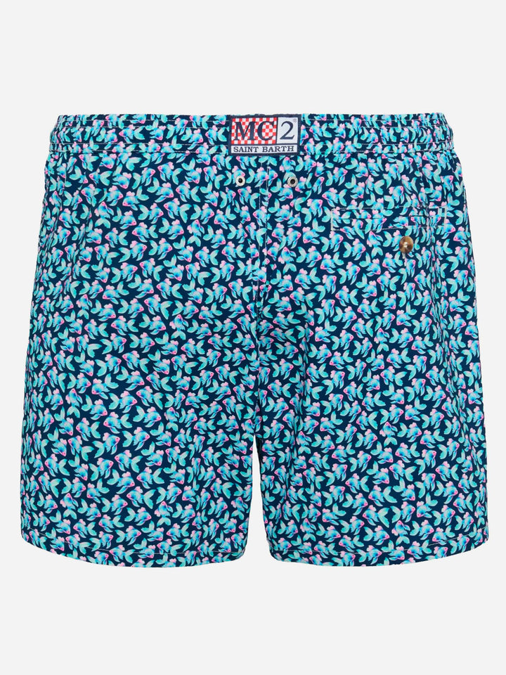 Costume mare Comfort Light con stampa pesci