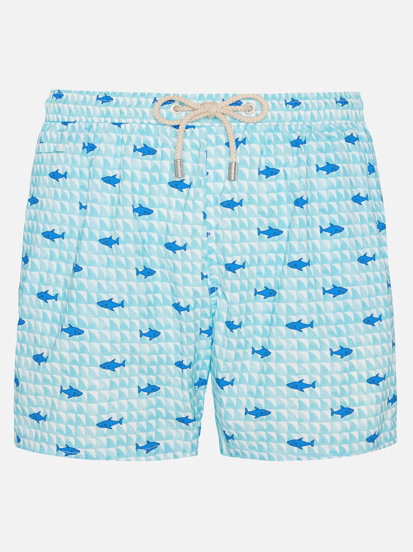 Costume mare Comfort Light con stampa pinna di squalo
