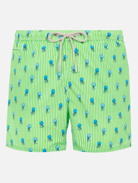 Comfort Light swim shorts with jelly fish print - MC2 Saint Barth