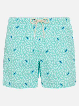 Costume mare Comfort Light con stampa cavalluccio marino