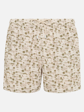 Costume mare Comfort Light con stampa spiaggia