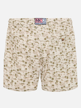 Costume mare Comfort Light con stampa spiaggia