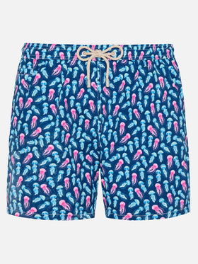 Comfort Light swim shorts with jellyfish print