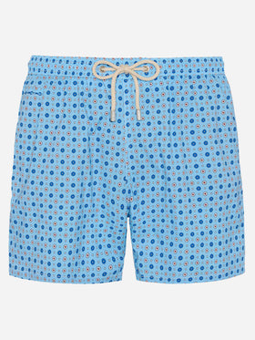 Costume mare Comfort Light con stampa micro cravatta