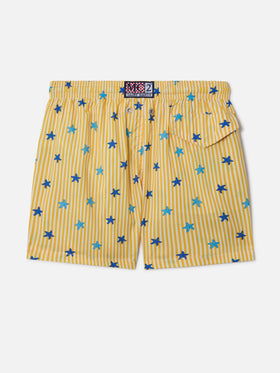 Bañador Boy Comfort Light Jr con estampado de estrellas de mar 