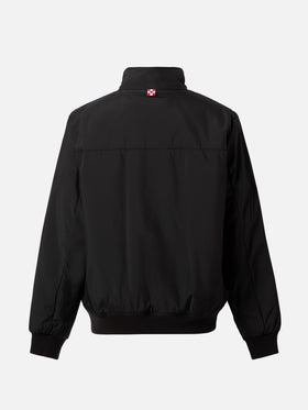 Schwarze Bomberjacke Country Jr mit Fellfutter