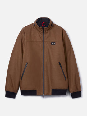 Wollige braune Bomberjacke Country mit Teddyfutter