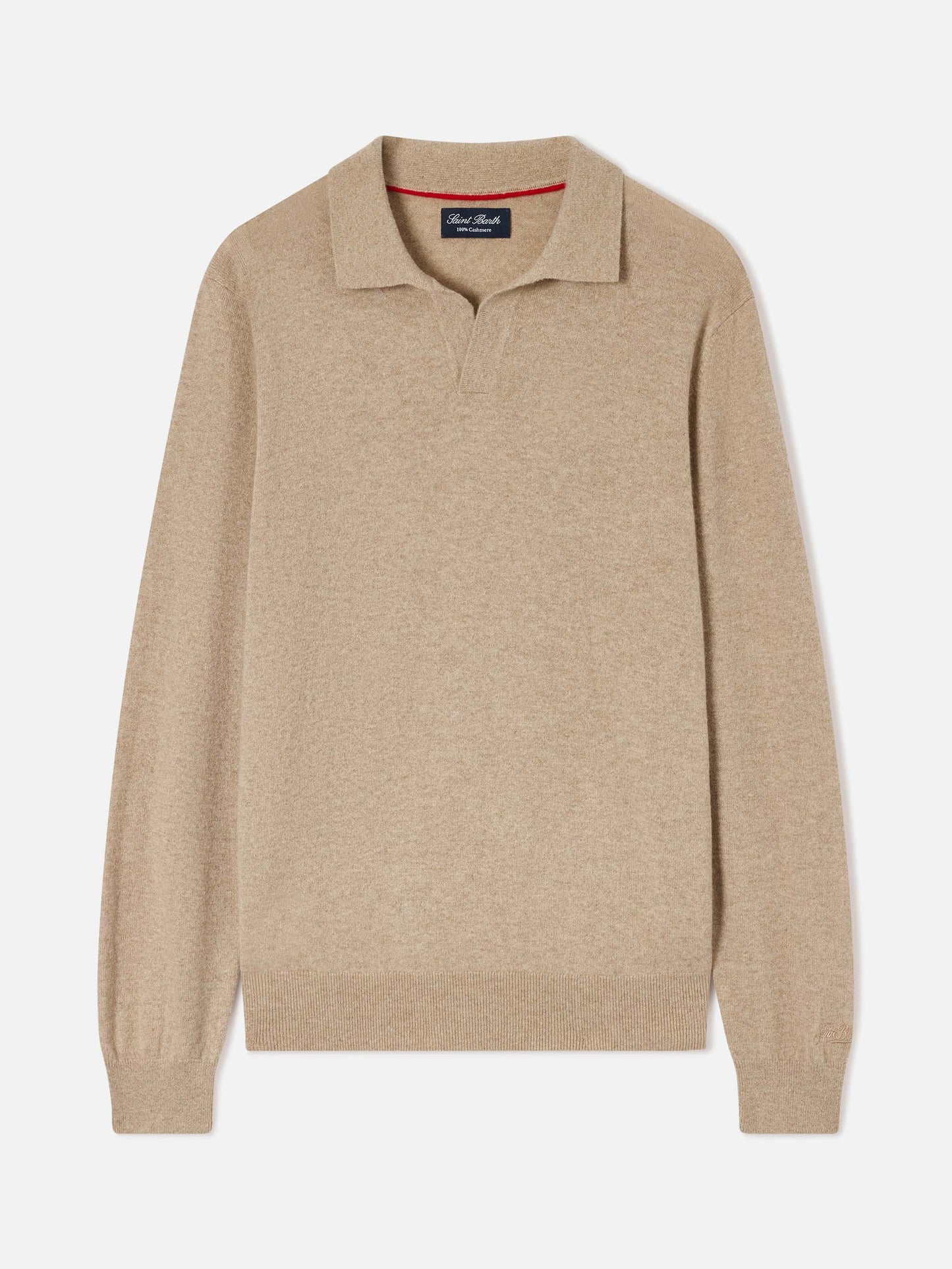 Polo Covent en cashmere camel 