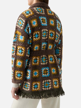 Cristabel Crochet Cardigan with belt