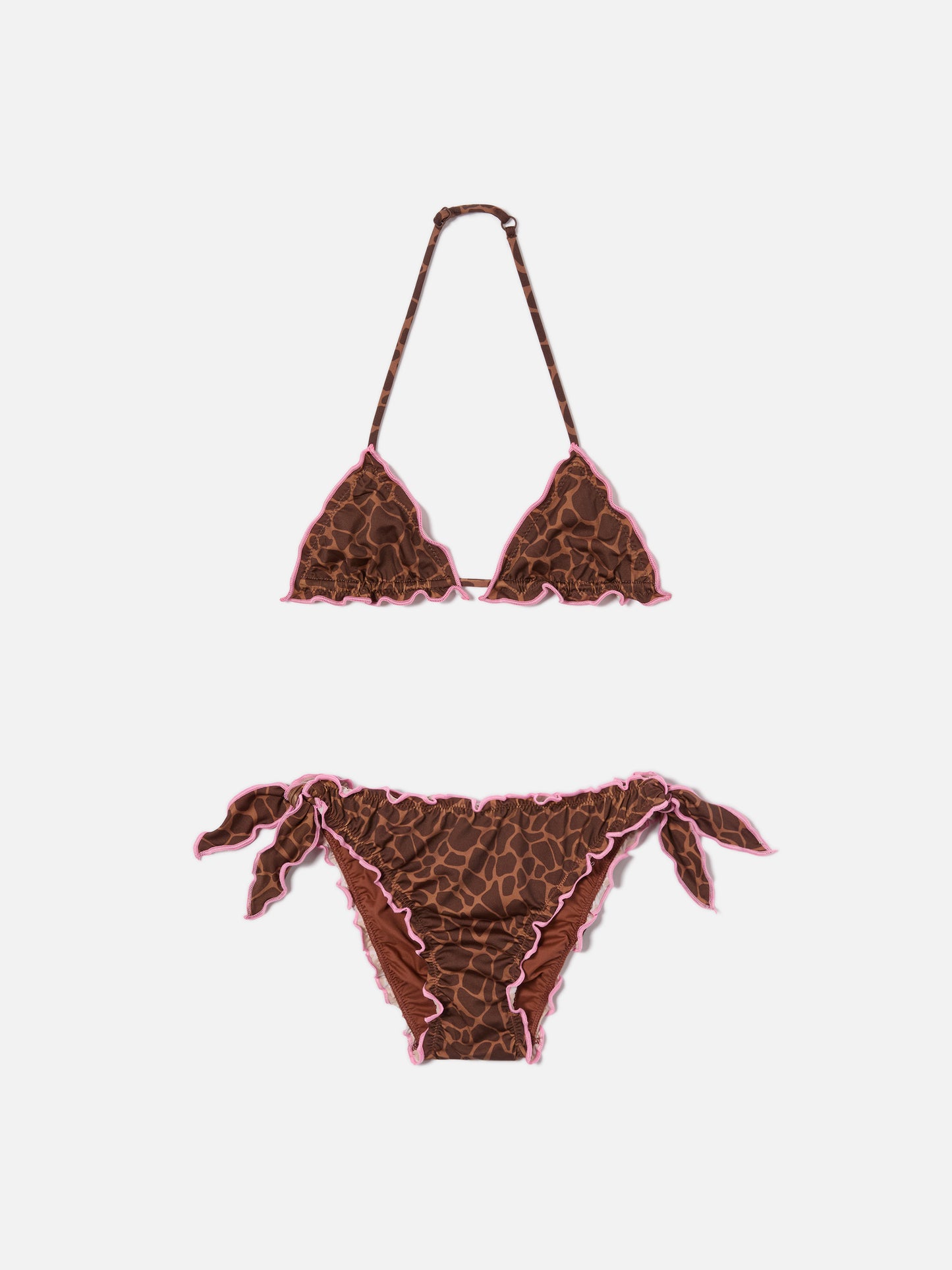 Bikini elástico Cris con estampado animal 