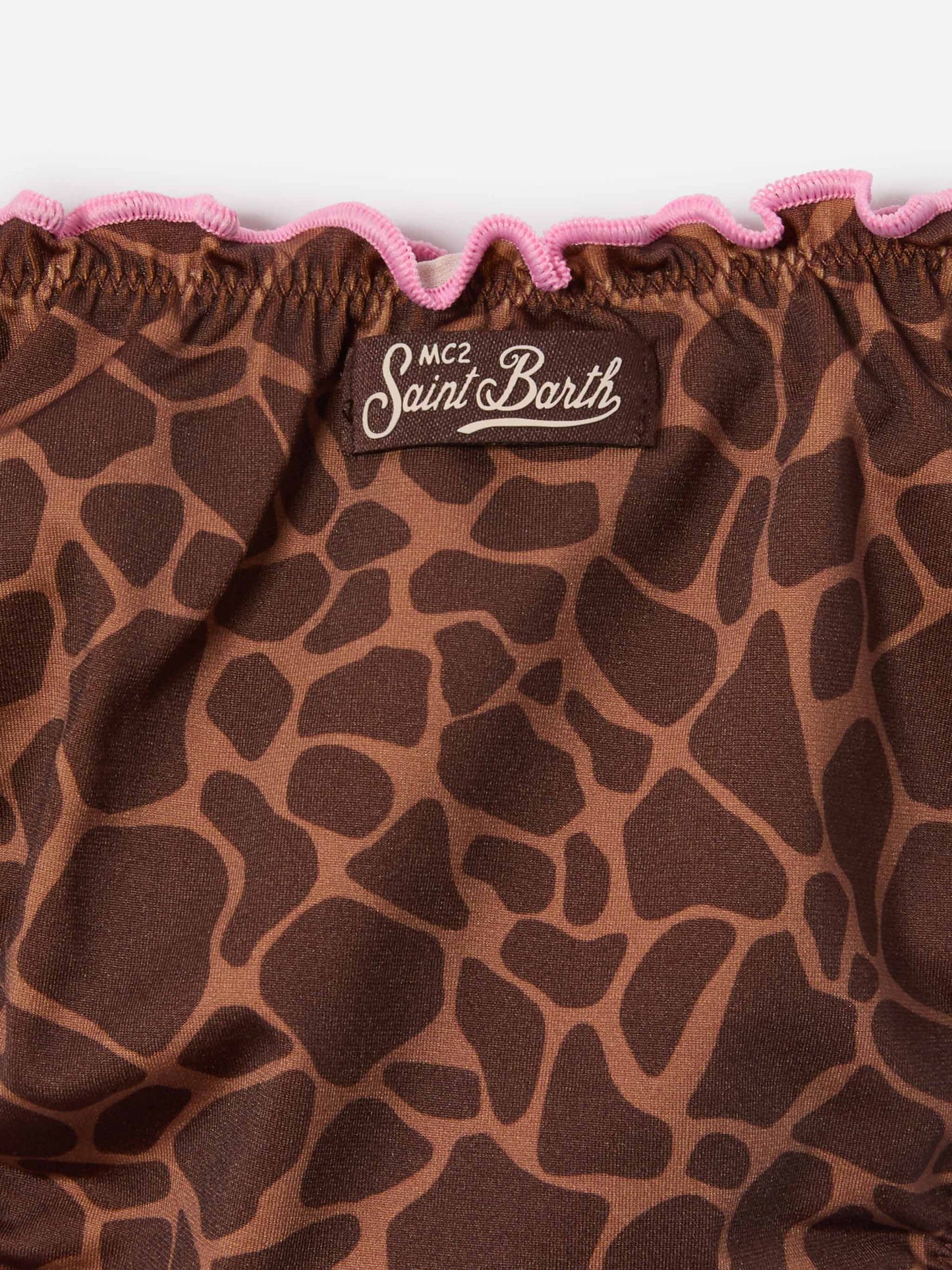 Bikini elástico Cris con estampado animal 