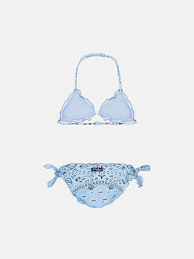 Cris classic triangle bikini with bandanna print - MC2 Saint Barth