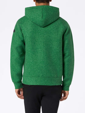 Man green technic fabric sweatshirt Carrel - MC2 Saint Barth