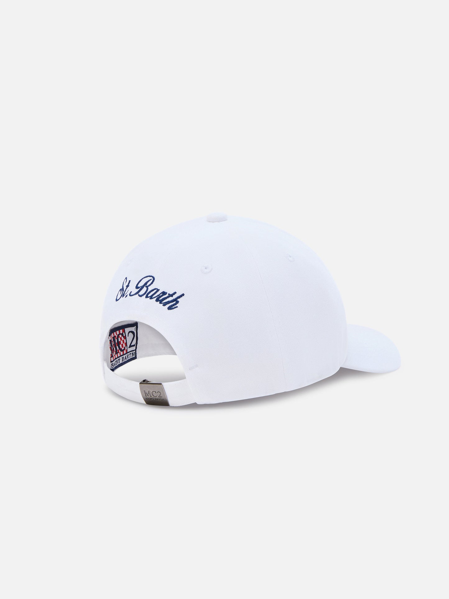 Weiße Baseballkappe Davis aus Baumwolle mit AS Cannes-Drachenstickerei | AS CANNES SPECIAL EDITION 