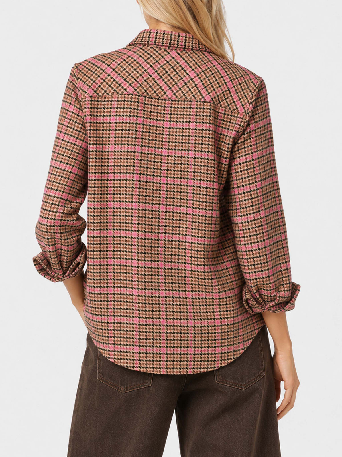 Sobrecamisa Deer pied de poule 