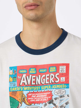 Man cotton t-shirt with Avengers print | MARVEL SPECIAL EDITION - MC2 Saint Barth
