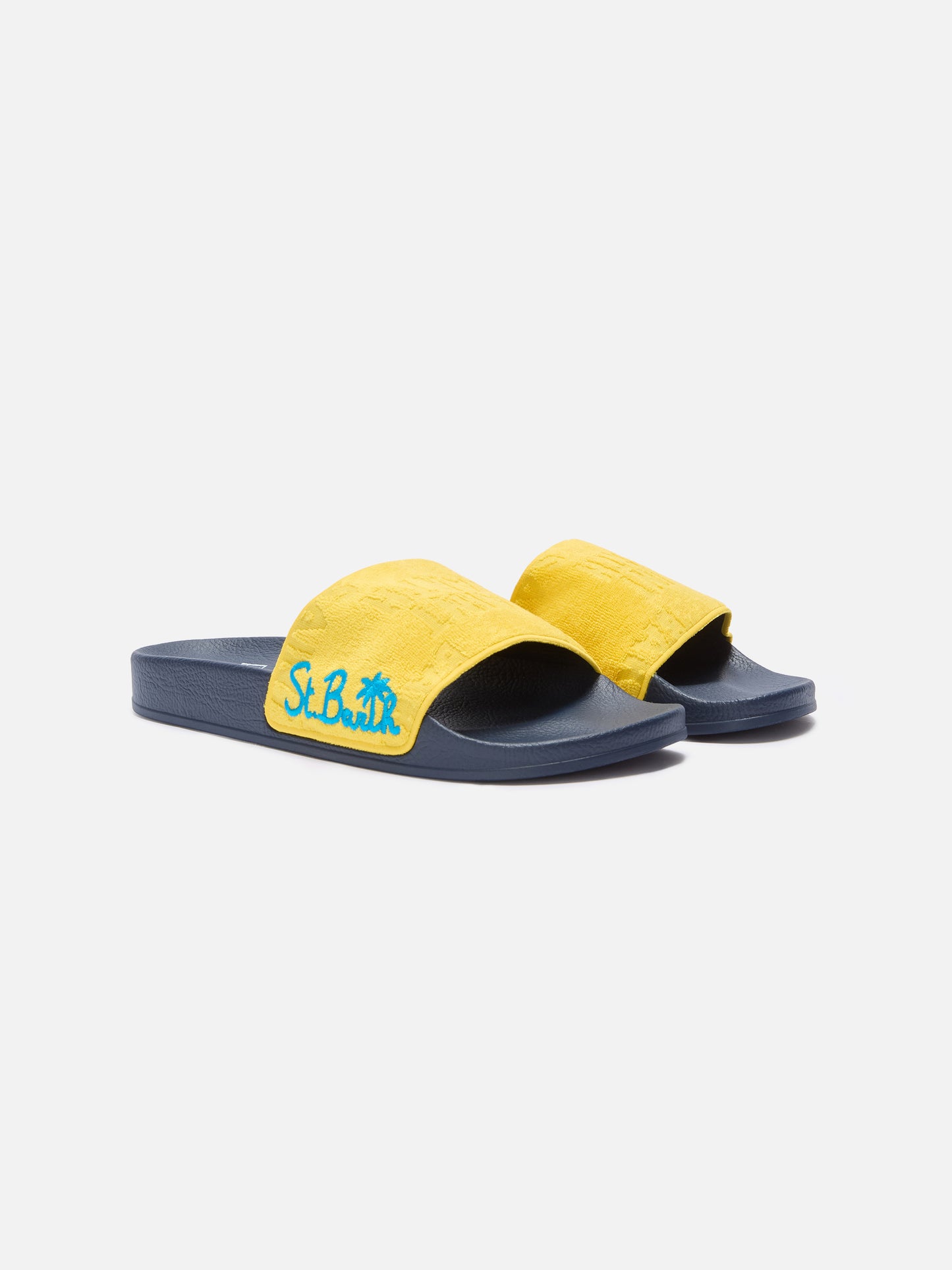 Herren-Slipper mit Saint Barth-Logo 