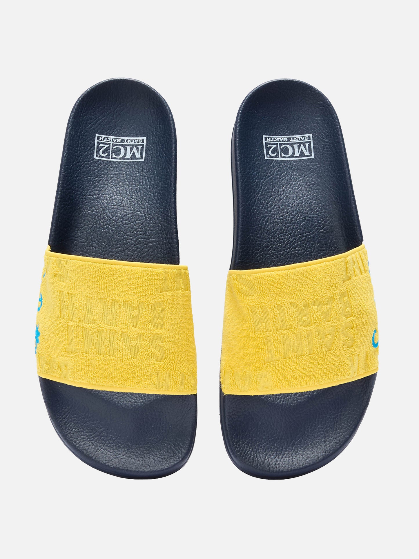Herren-Slipper mit Saint Barth-Logo 
