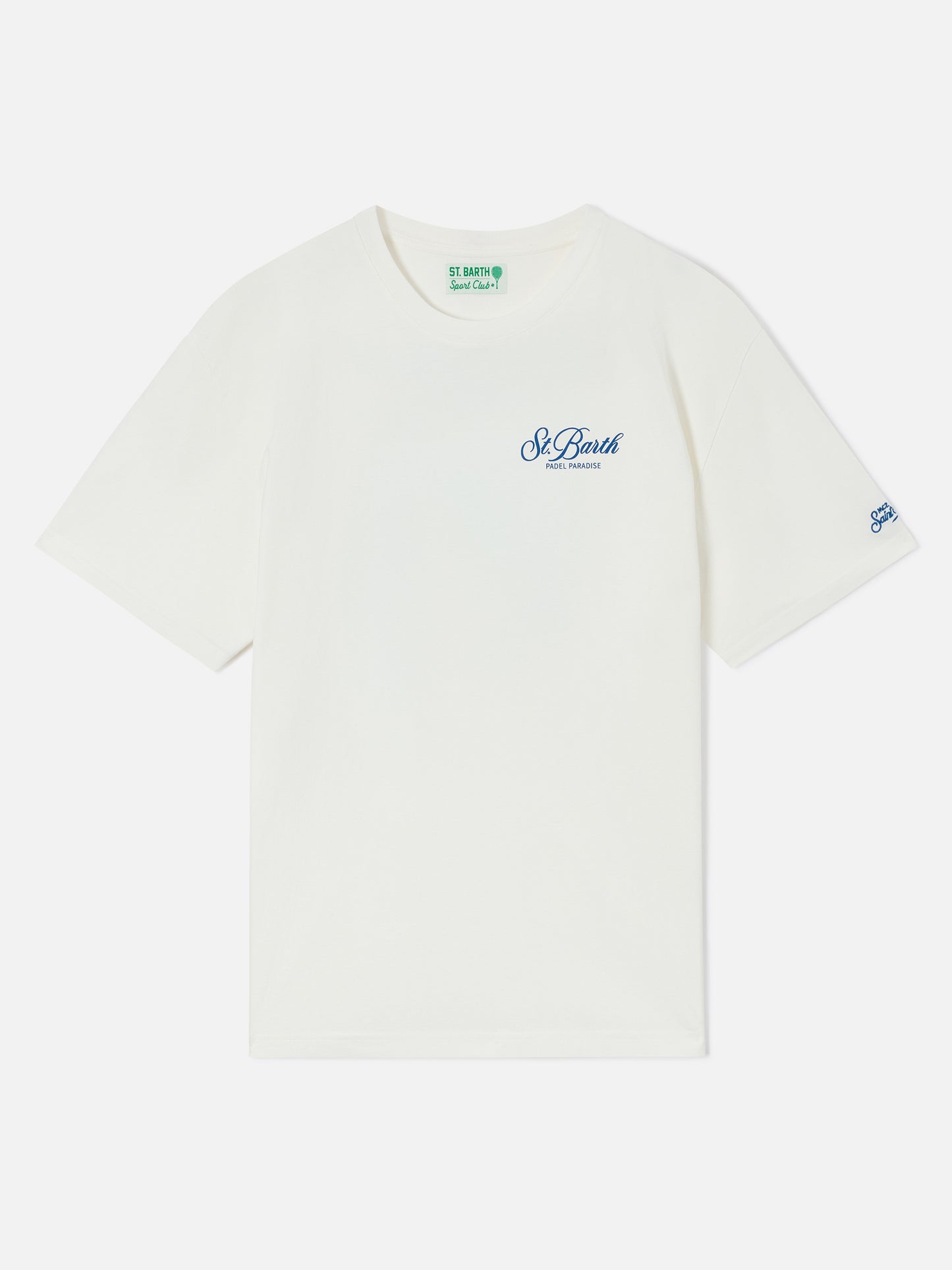 Camiseta Delmar en blanco con estampado Peanuts Padel Paradise 