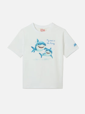 T-shirt Denver Jr avec broderie My Dad Is The King! 
