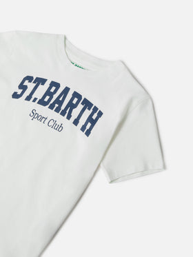 Camiseta White Denver Jr de puro algodón con estampado Sport Club 
