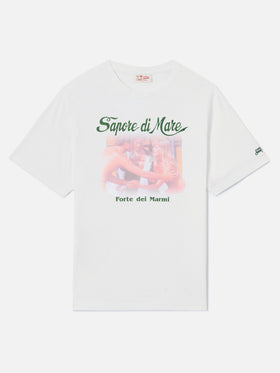 Camiseta White Denver con estampado Sapore di Mare Abbraccio | Edición Especial 