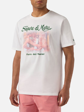 Camiseta White Denver con estampado Sapore di Mare Abbraccio | Edición Especial 