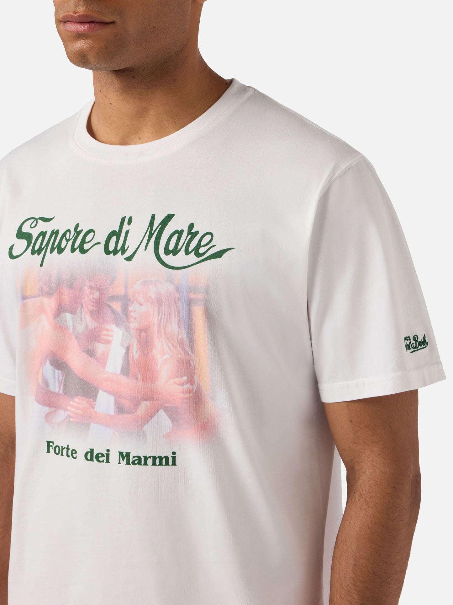 Camiseta White Denver con estampado Sapore di Mare Abbraccio | Edición Especial 