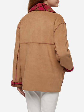 Woman reversible shearling jacket Dorys - MC2 Saint Barth
