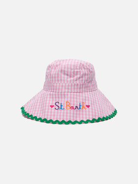 Bonnet enfant pour fille en coton 