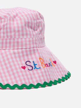 Bonnet enfant pour fille en coton 